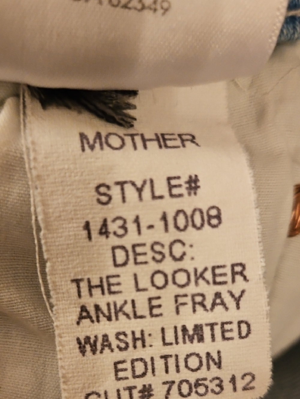 MOTHER The Looker Anker Fray (Limited Edition Wash)  Size 25 - Picture 12 of 12